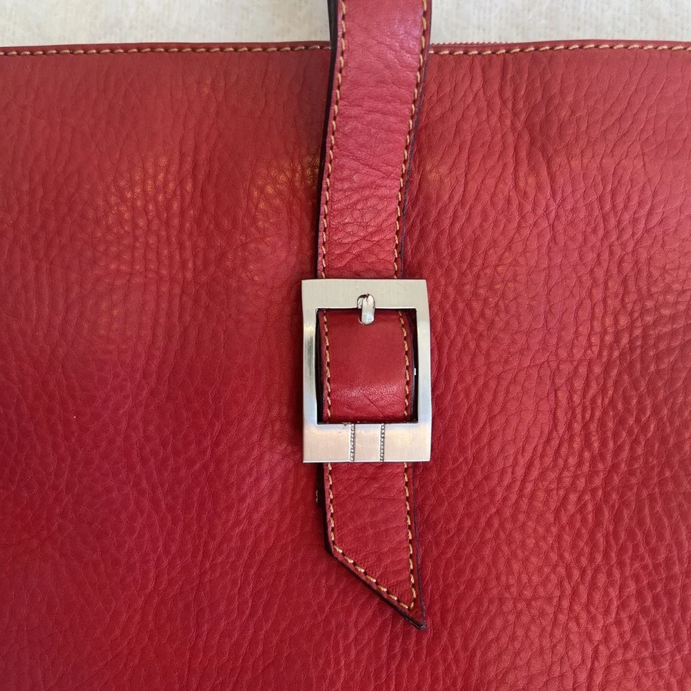 D'Luciano Moda‎ Mexico Red Leather Shoulder Bag